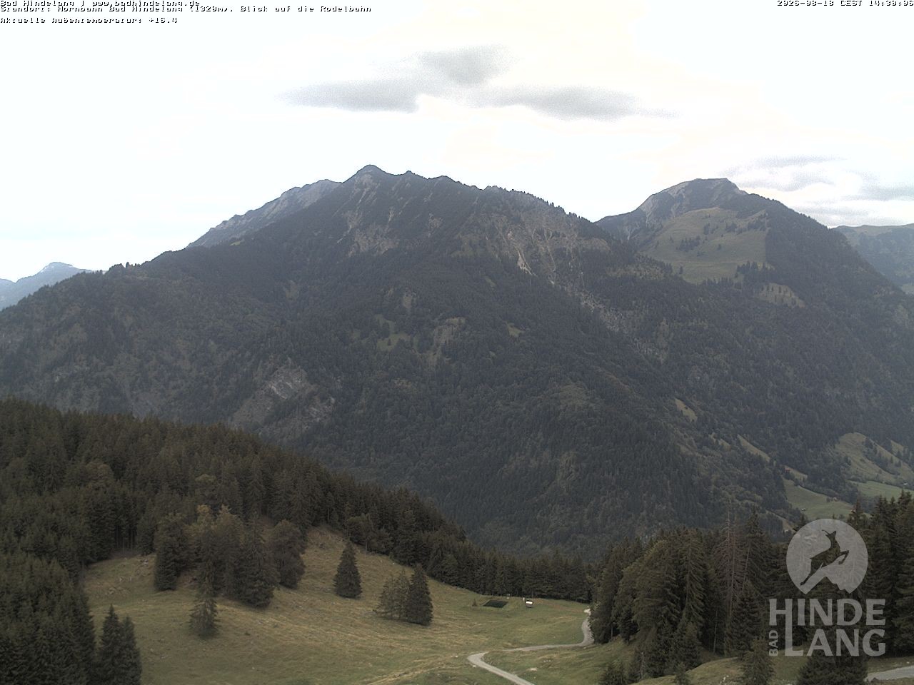 Archived image Webcam Bergstation Hahnenbahn Hindelang