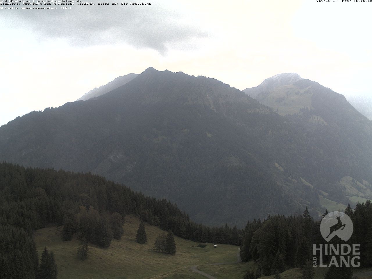 Archived image Webcam Bergstation Hahnenbahn Hindelang