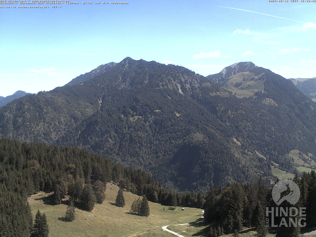 Archived image Webcam Bergstation Hahnenbahn Hindelang