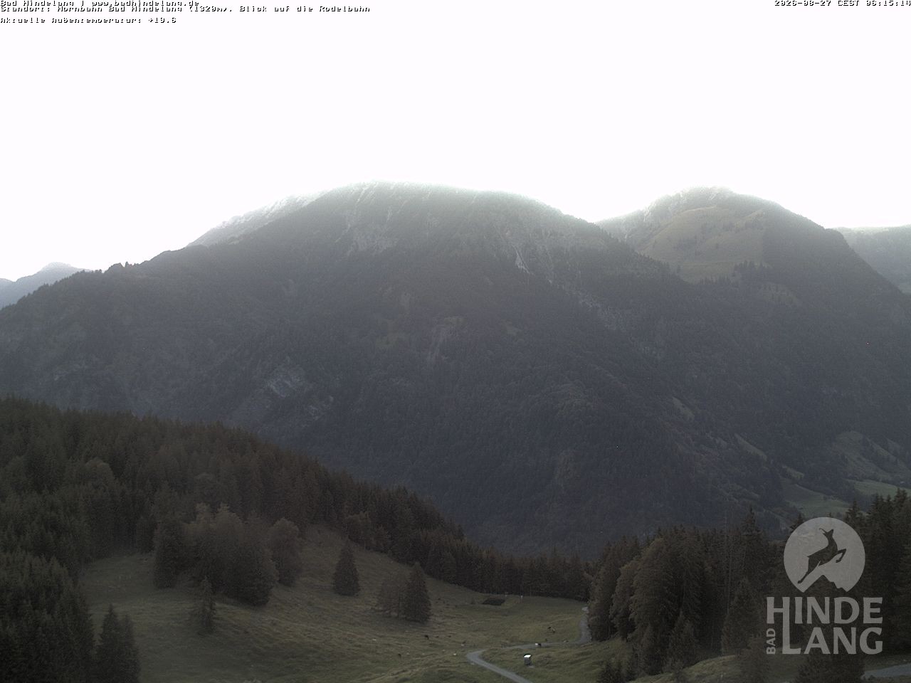 Archived image Webcam Bergstation Hahnenbahn Hindelang
