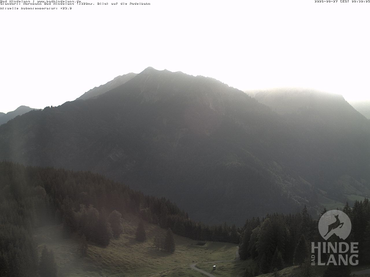 Archived image Webcam Bergstation Hahnenbahn Hindelang