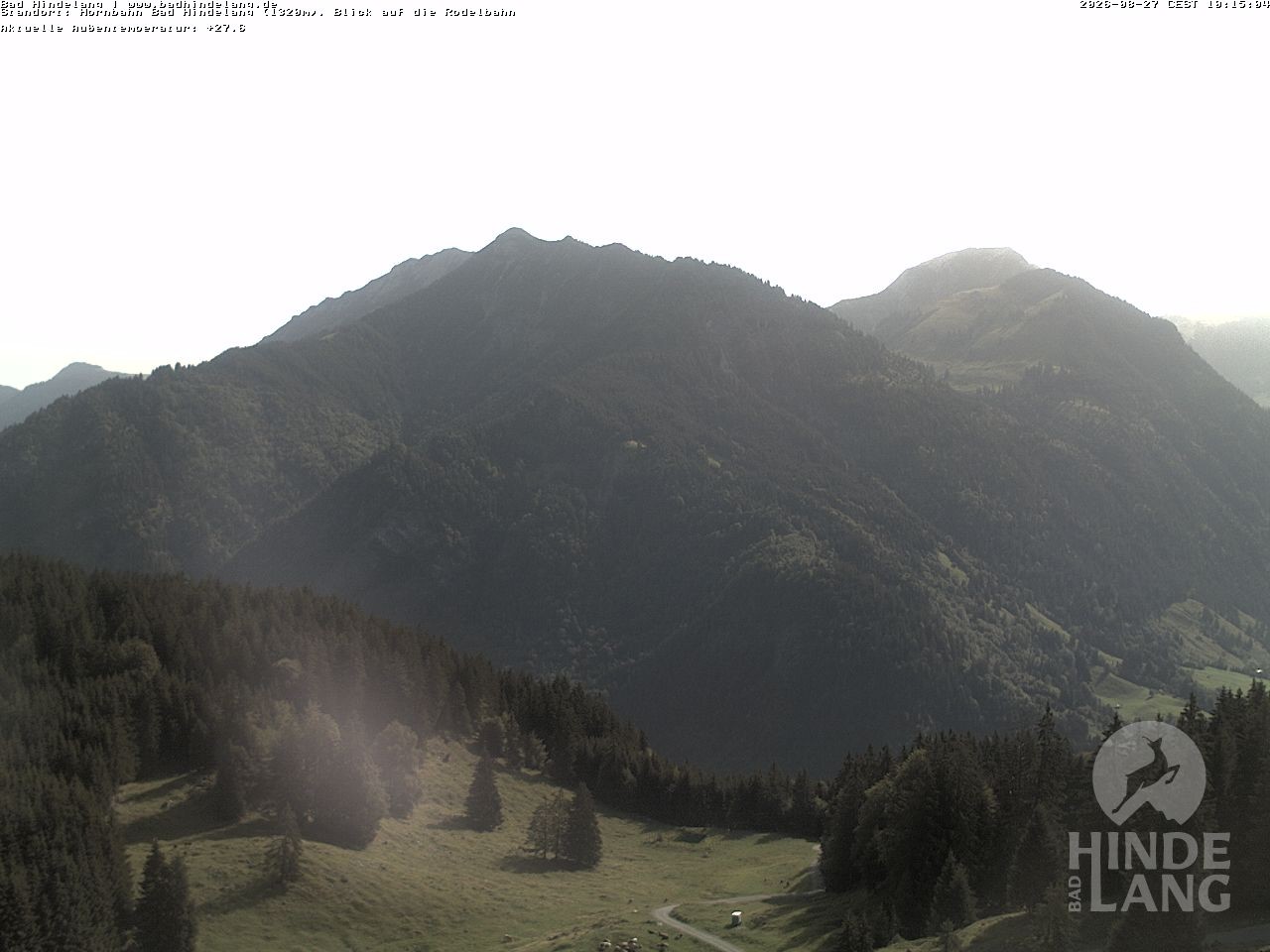 Archived image Webcam Bergstation Hahnenbahn Hindelang