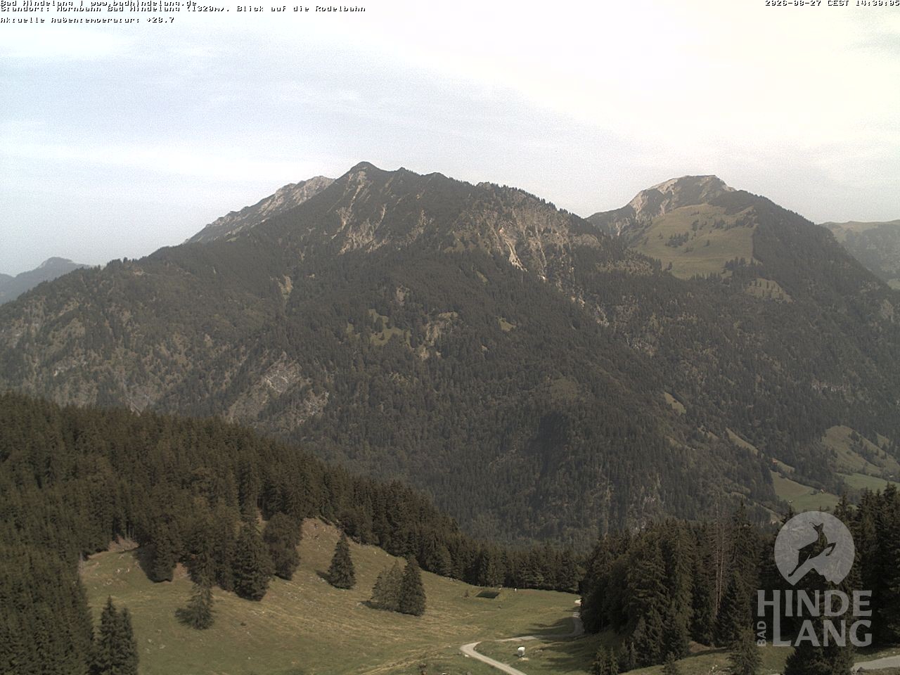 Archived image Webcam Bergstation Hahnenbahn Hindelang