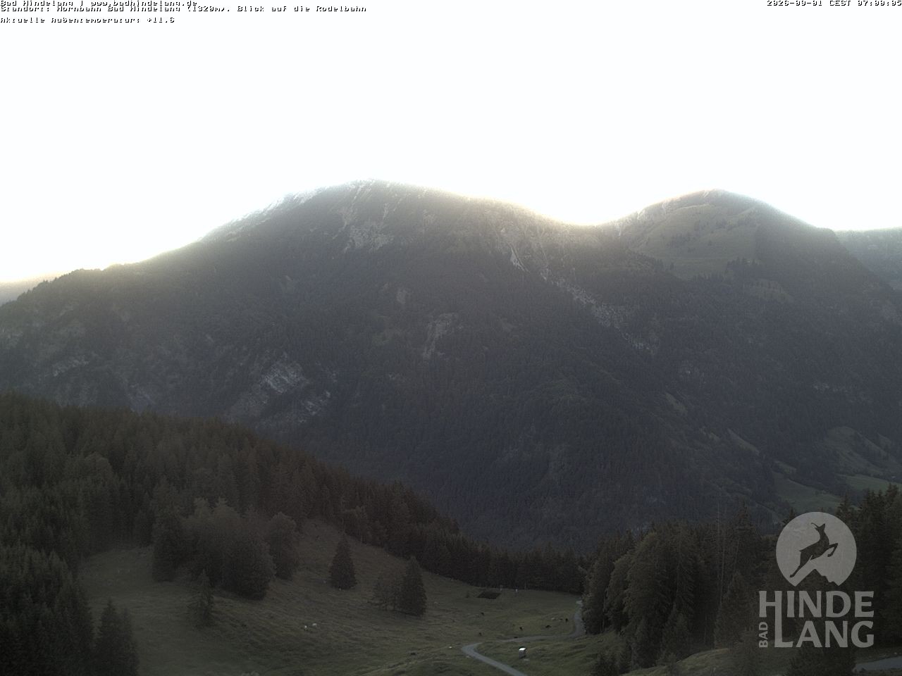 Archiv Foto Webcam Blick auf Hornalp