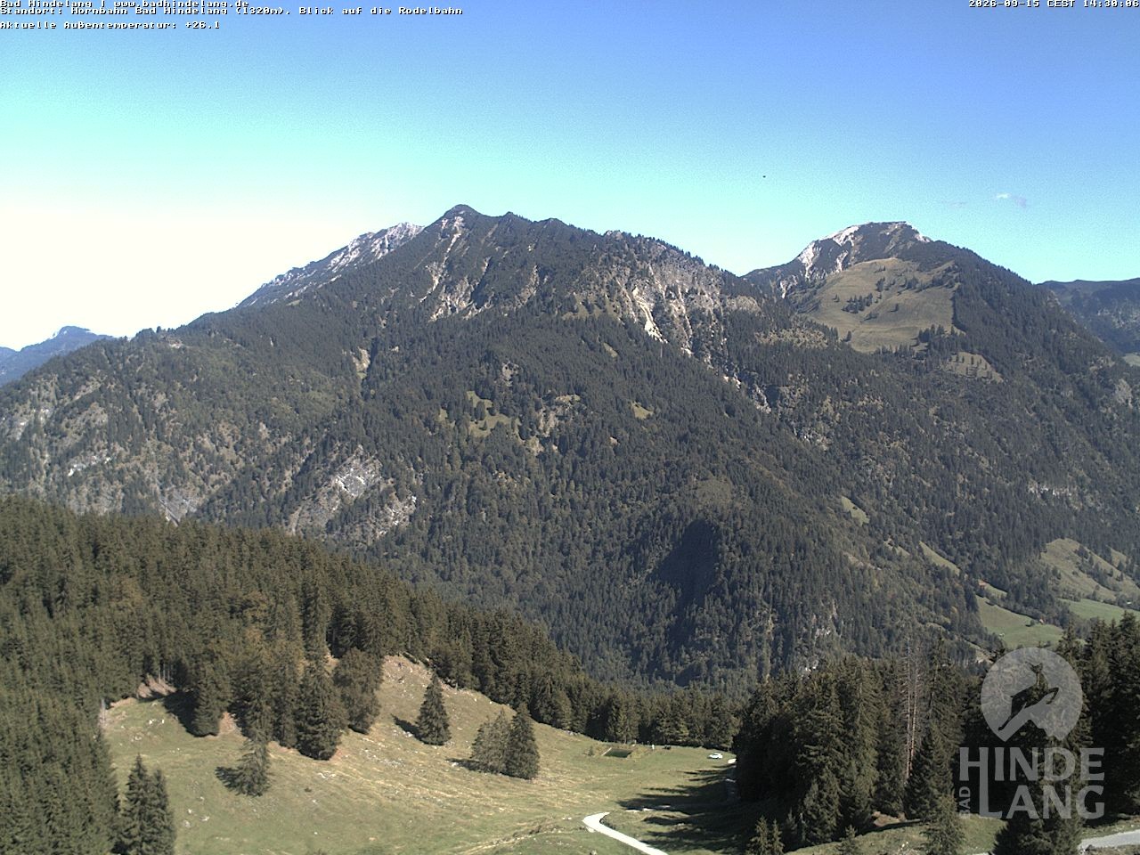 Archived image Webcam Bergstation Hahnenbahn Hindelang
