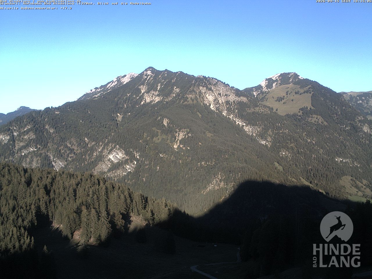 Archived image Webcam Bergstation Hahnenbahn Hindelang