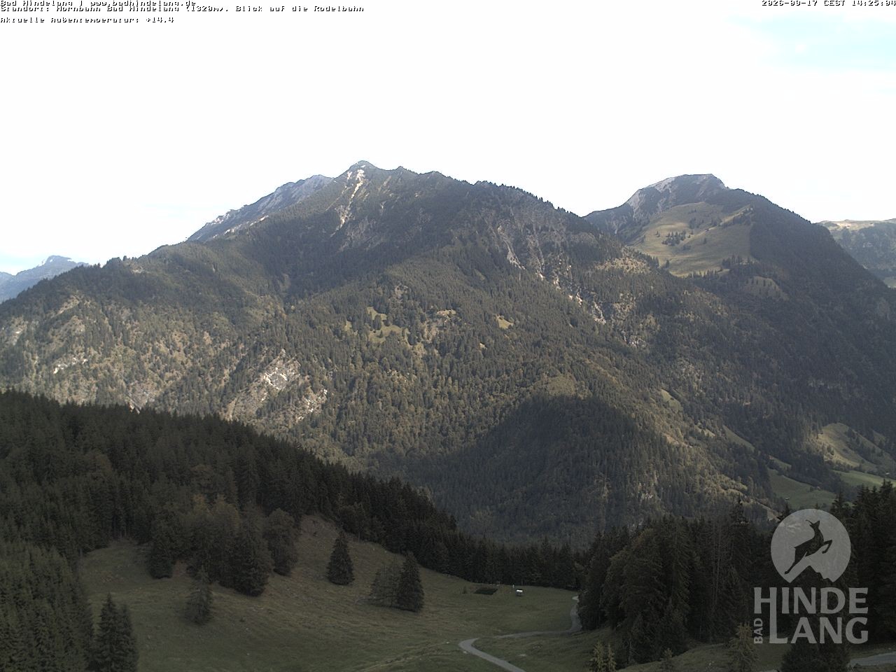 Archived image Webcam Bergstation Hahnenbahn Hindelang