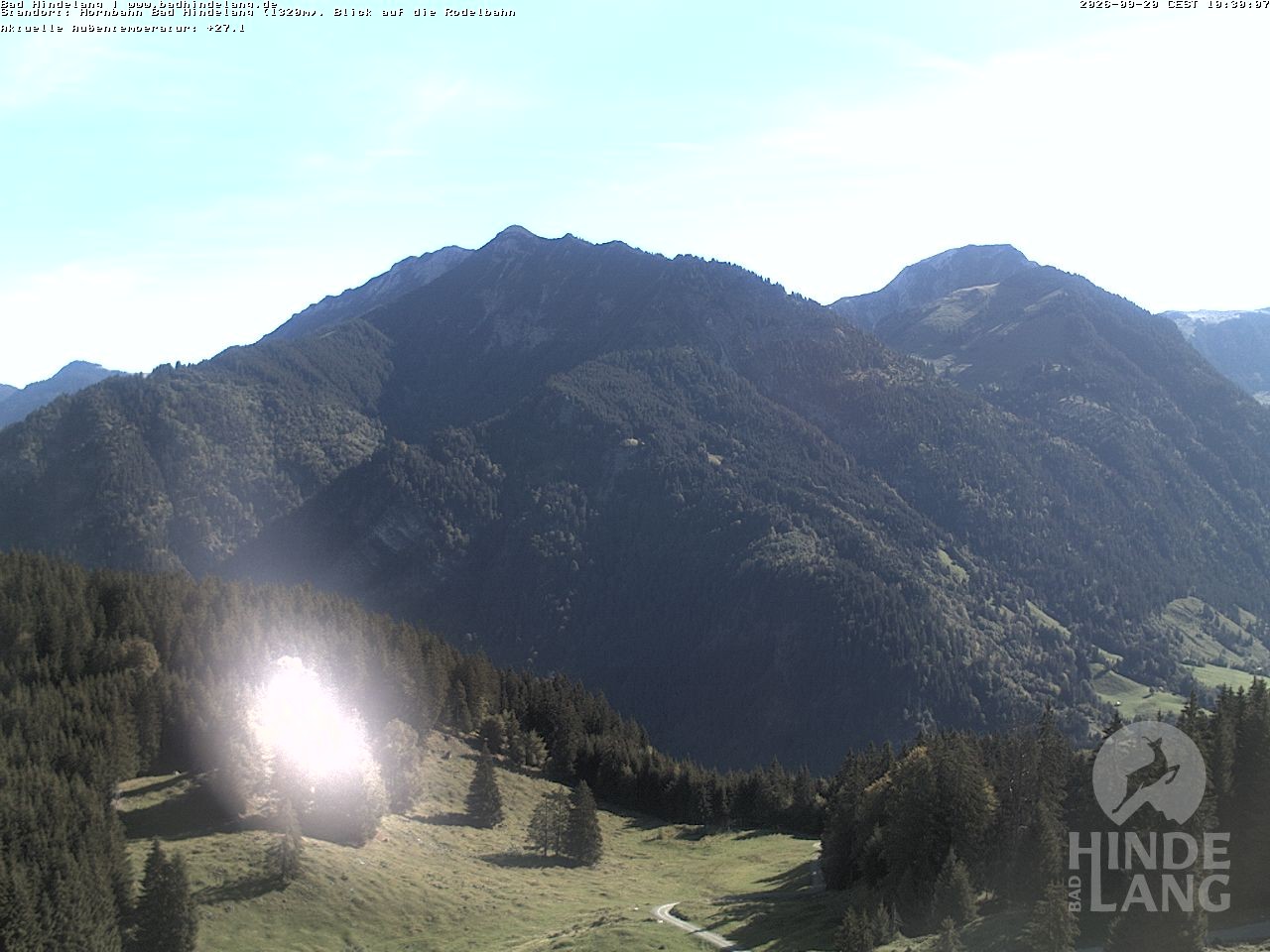 Archived image Webcam Bergstation Hahnenbahn Hindelang