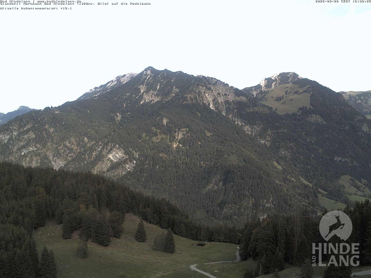Archived image Webcam Bergstation Hahnenbahn Hindelang