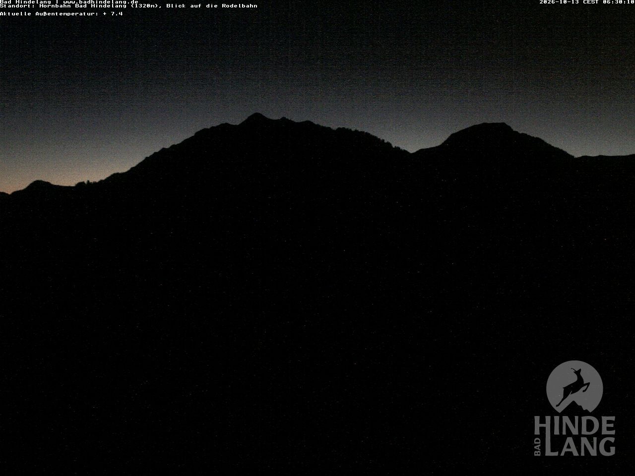 Archived image Webcam Bergstation Hahnenbahn Hindelang