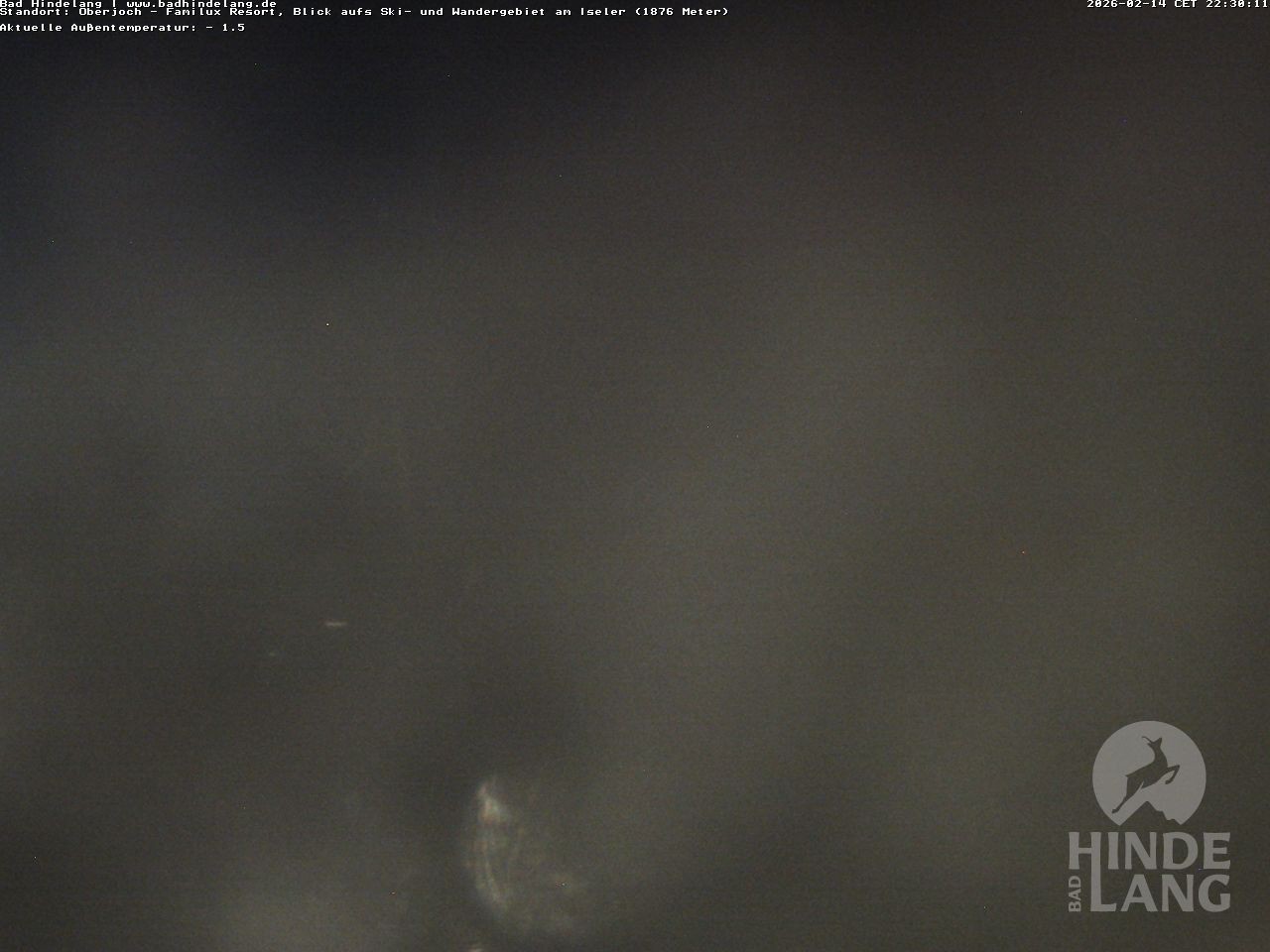 Archiv Foto Webcam Sicht vom Kinderhotel Oberjoch aus auf das Skigebiet gegenüber