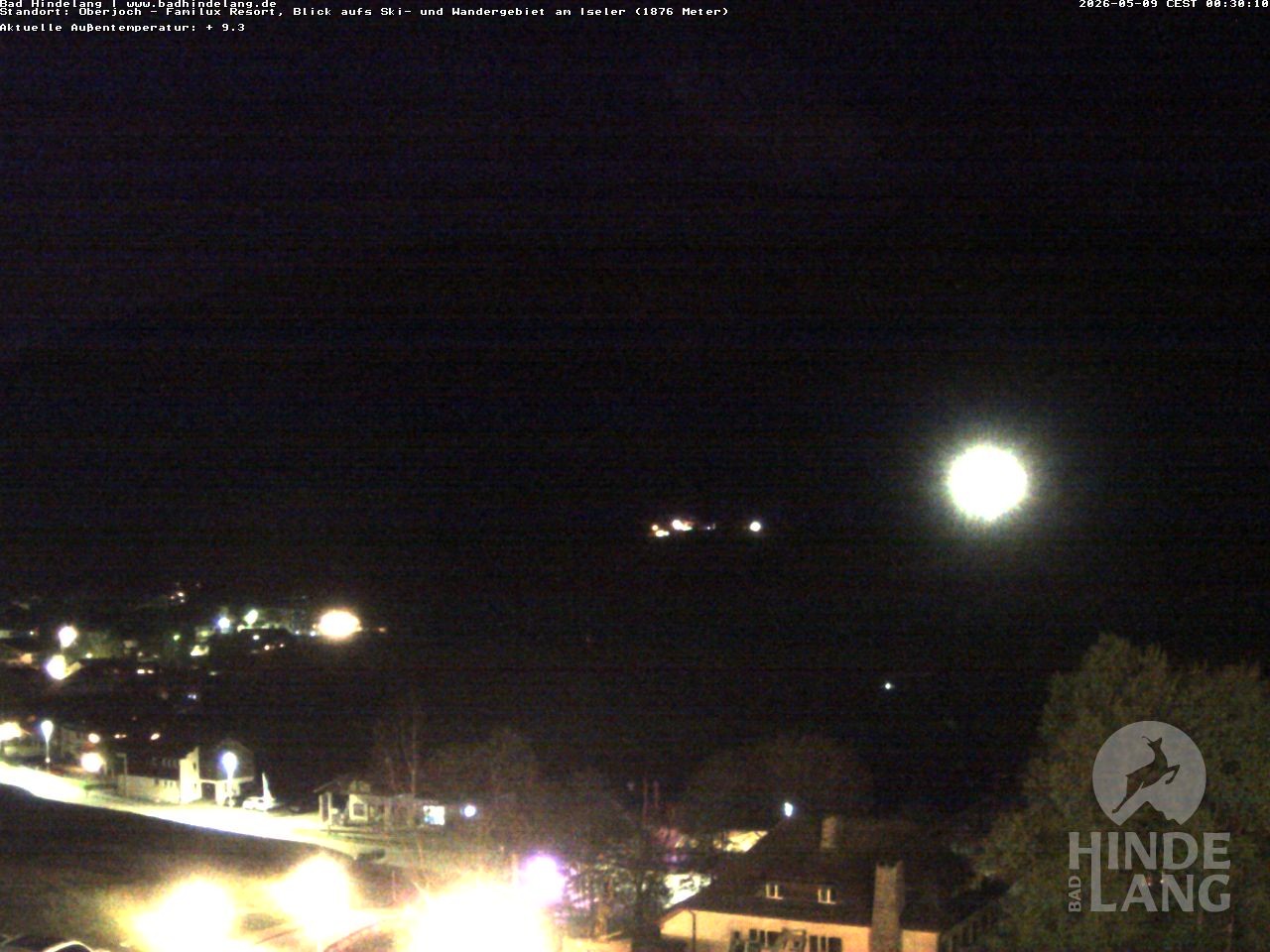 Archiv Foto Webcam Sicht vom Kinderhotel Oberjoch aus auf das Skigebiet gegenüber