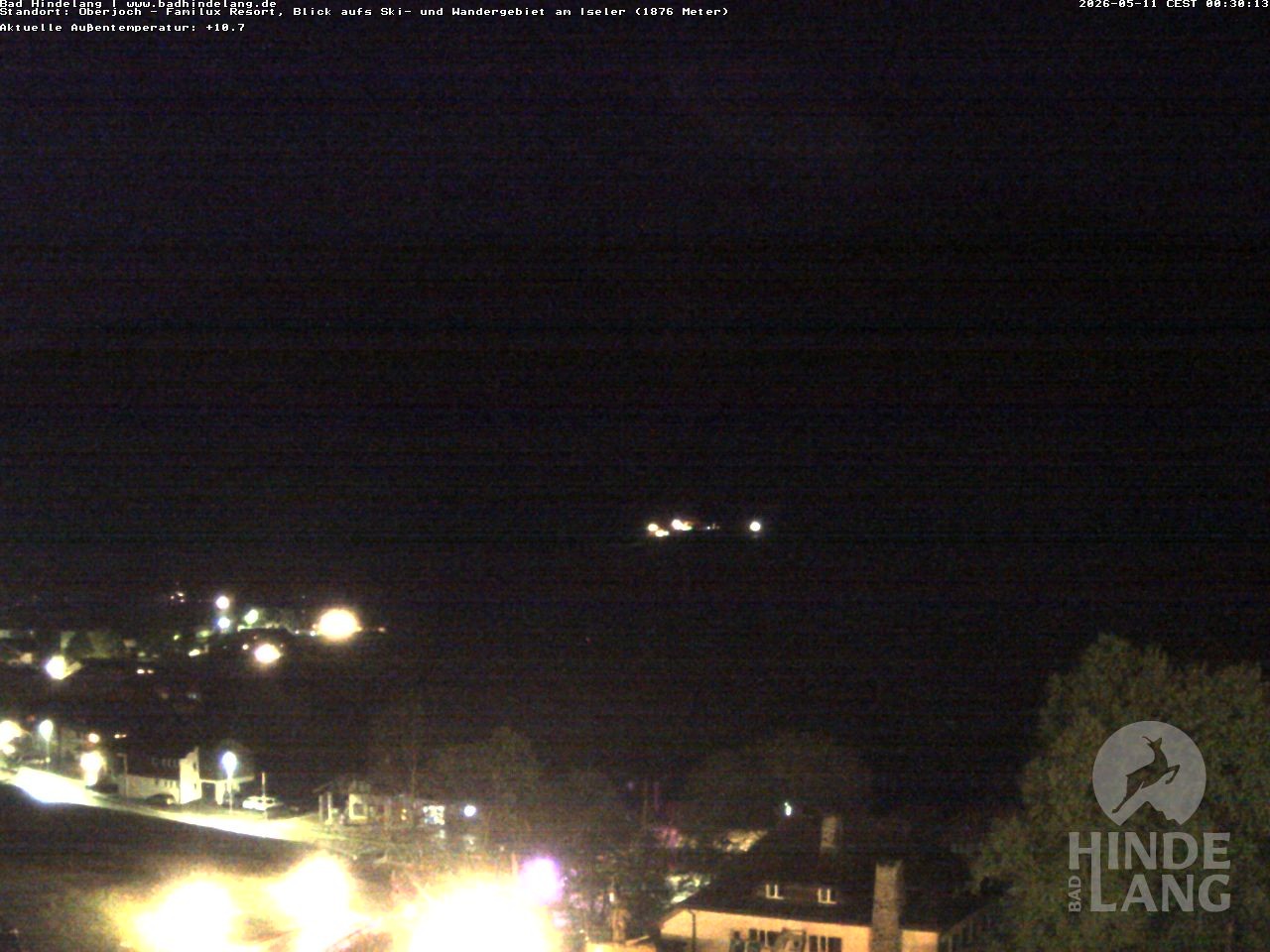 Archiv Foto Webcam Sicht vom Kinderhotel Oberjoch aus auf das Skigebiet gegenüber