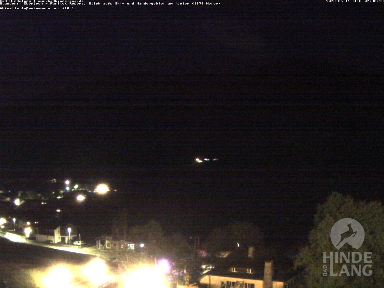 Archiv Foto Webcam Sicht vom Kinderhotel Oberjoch aus auf das Skigebiet gegenüber