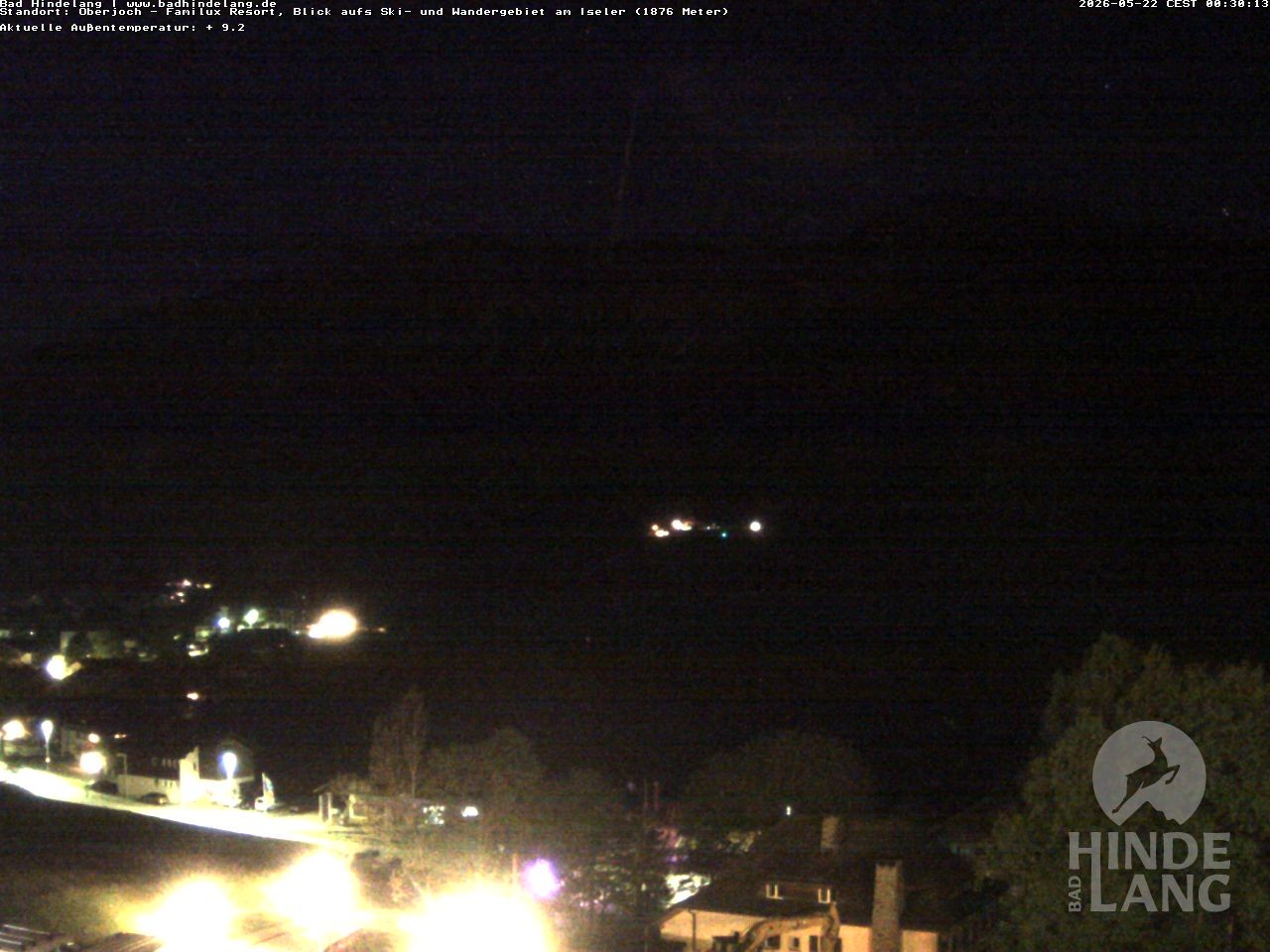 Archived image Webcam View of the kids hotel Oberjoch at the slopes in front