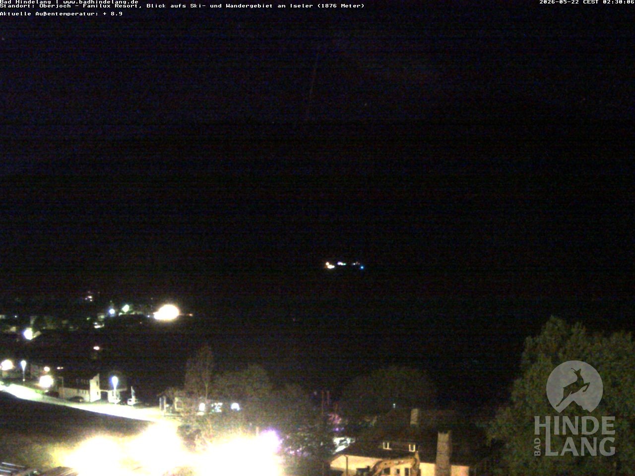 Archived image Webcam View of the kids hotel Oberjoch at the slopes in front