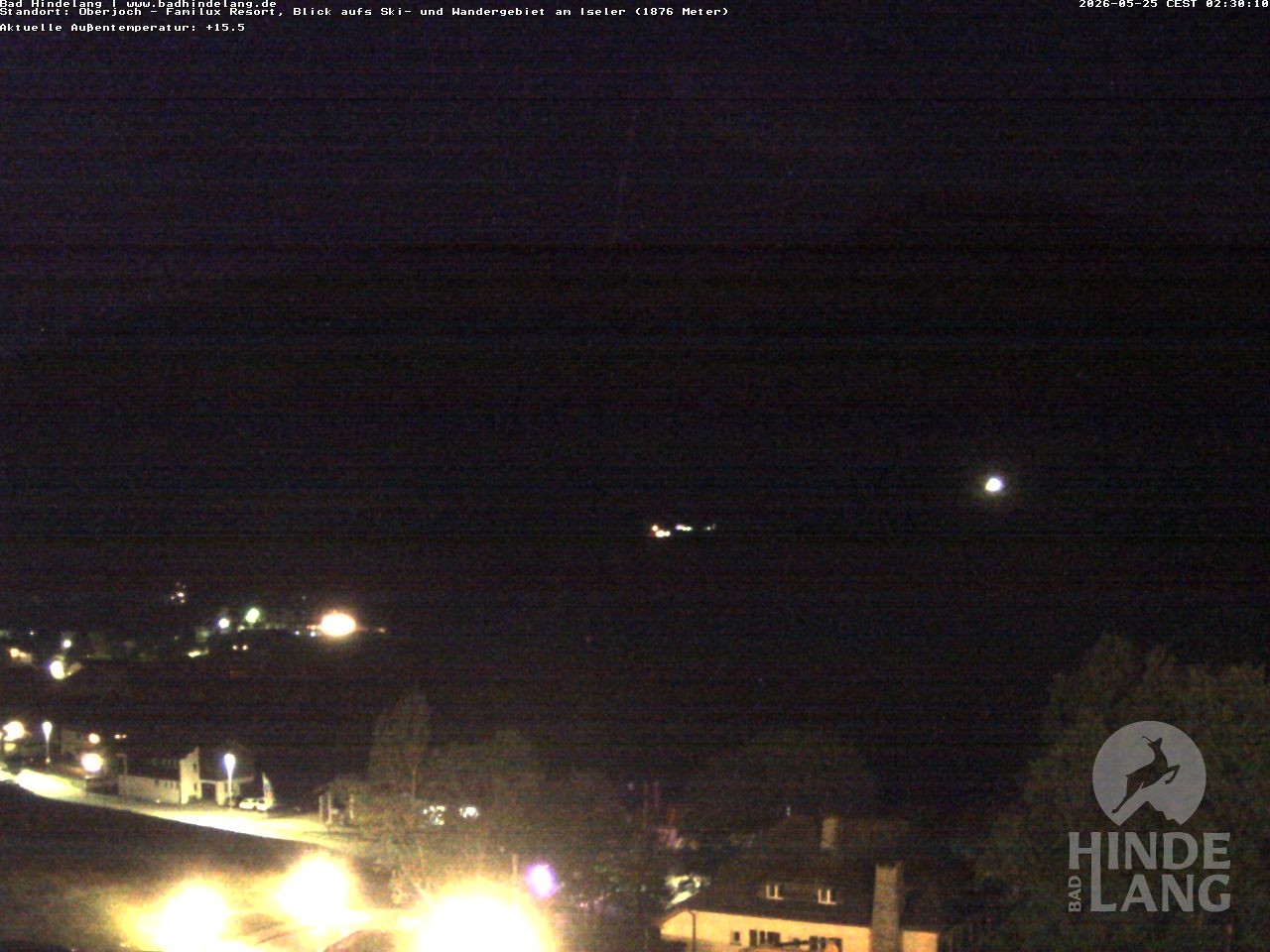 Archived image Webcam View of the kids hotel Oberjoch at the slopes in front