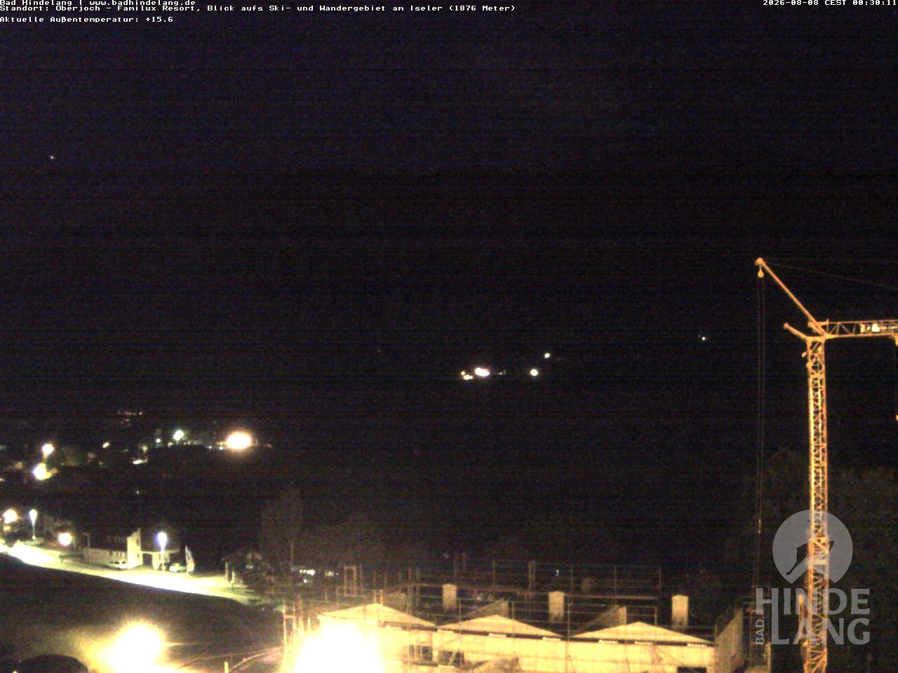 Archiv Foto Webcam Sicht vom Kinderhotel Oberjoch aus auf das Skigebiet gegenüber