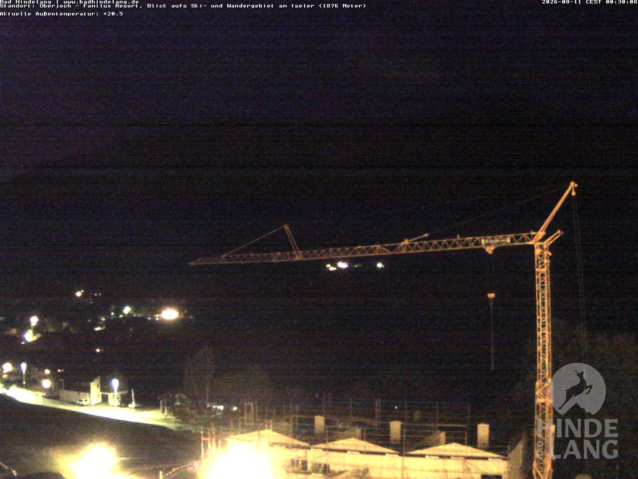 Archiv Foto Webcam Sicht vom Kinderhotel Oberjoch aus auf das Skigebiet gegenüber