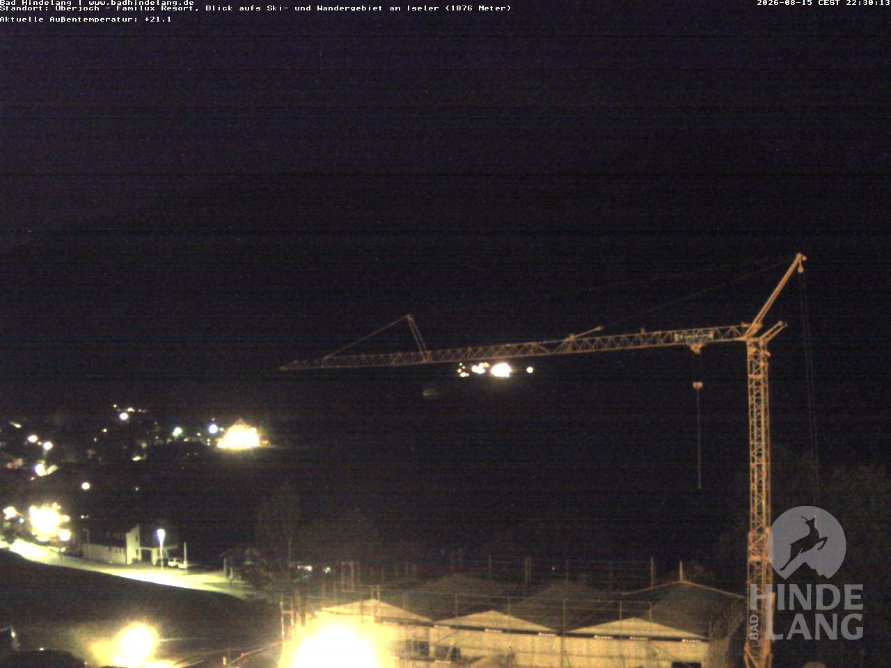 Archived image Webcam View of the kids hotel Oberjoch at the slopes in front