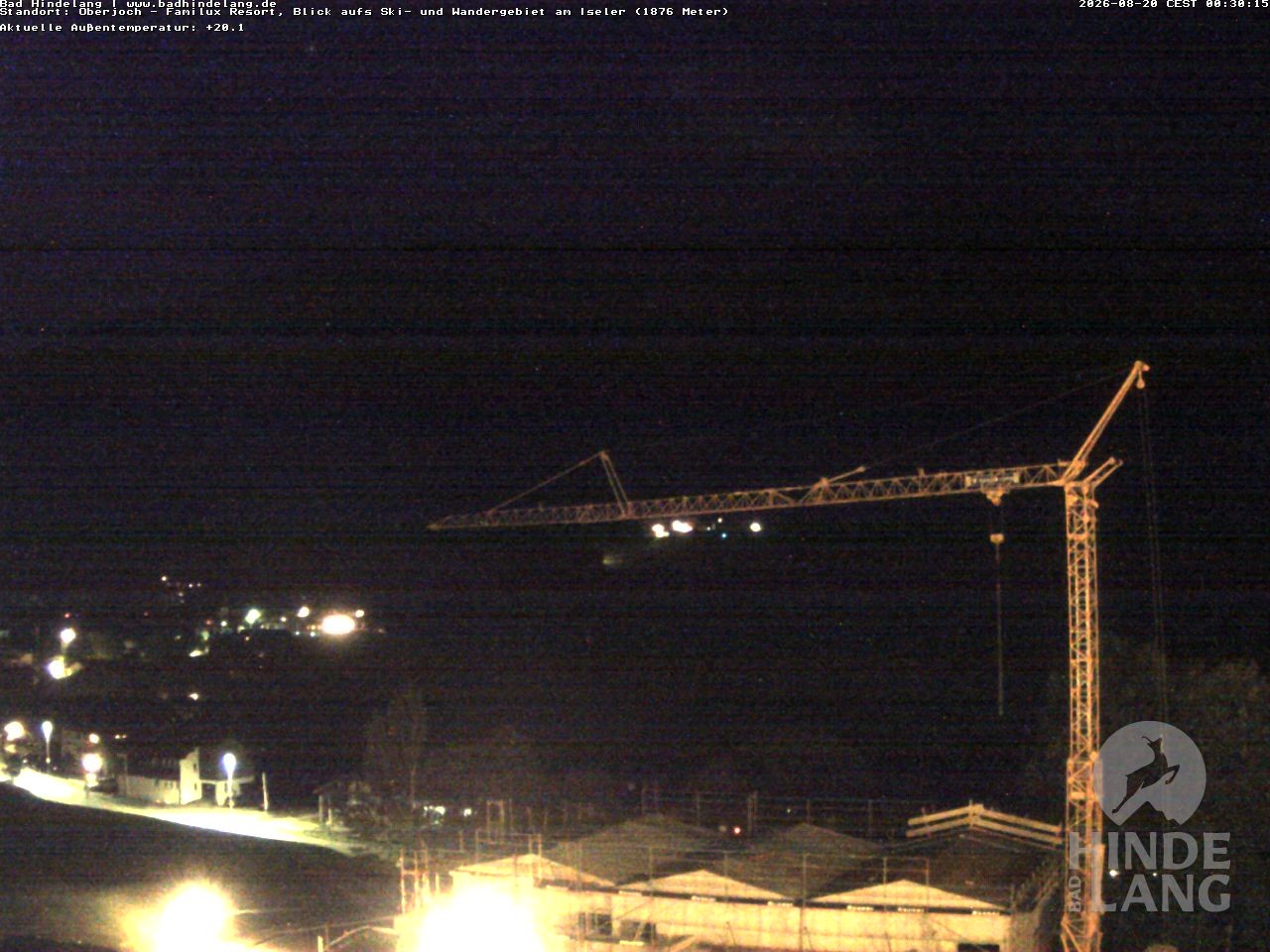 Archiv Foto Webcam Sicht vom Kinderhotel Oberjoch aus auf das Skigebiet gegenüber