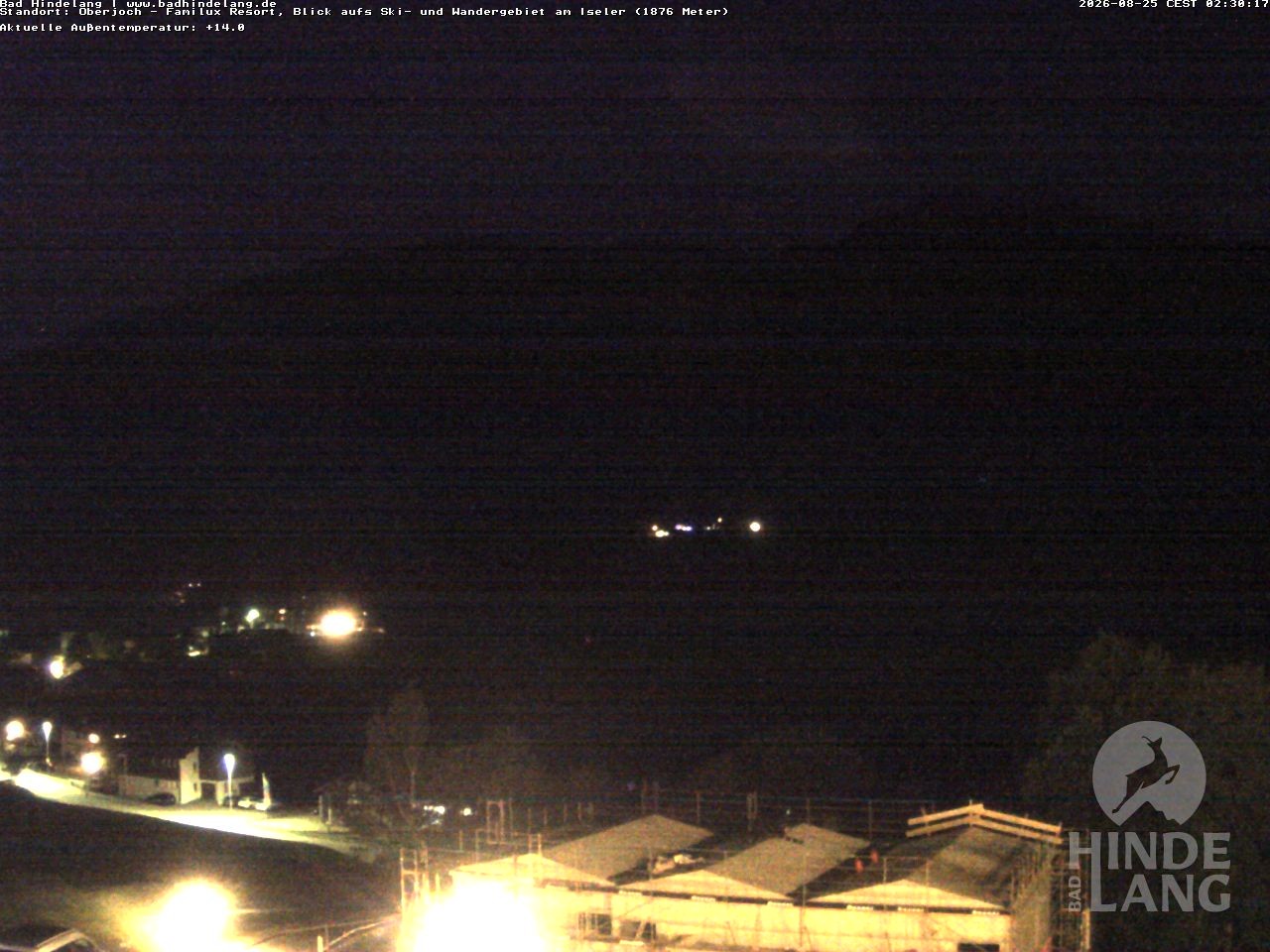 Archiv Foto Webcam Sicht vom Kinderhotel Oberjoch aus auf das Skigebiet gegenüber