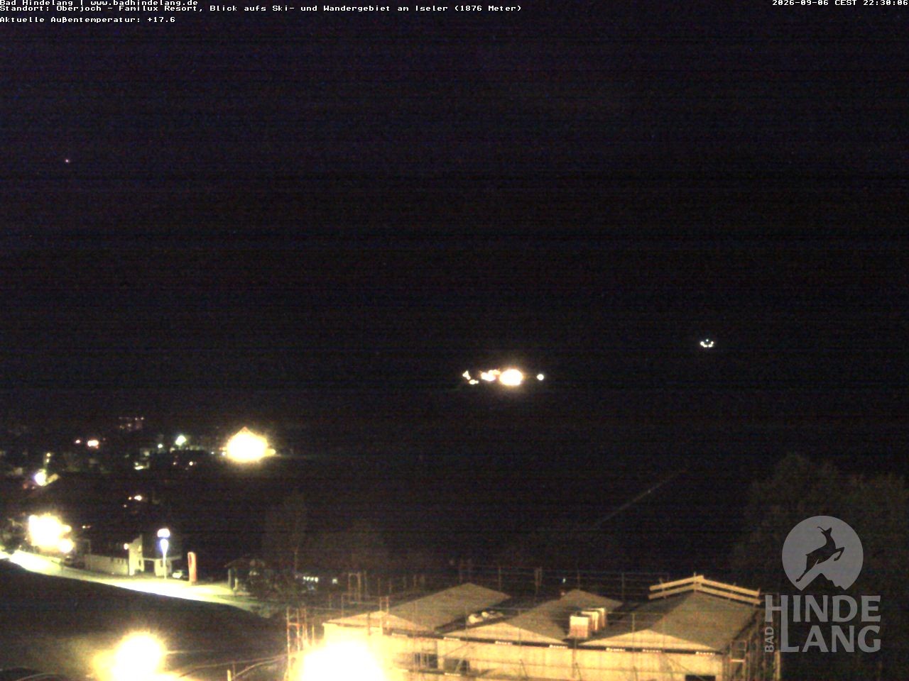 Archiv Foto Webcam Sicht vom Kinderhotel Oberjoch aus auf das Skigebiet gegenüber