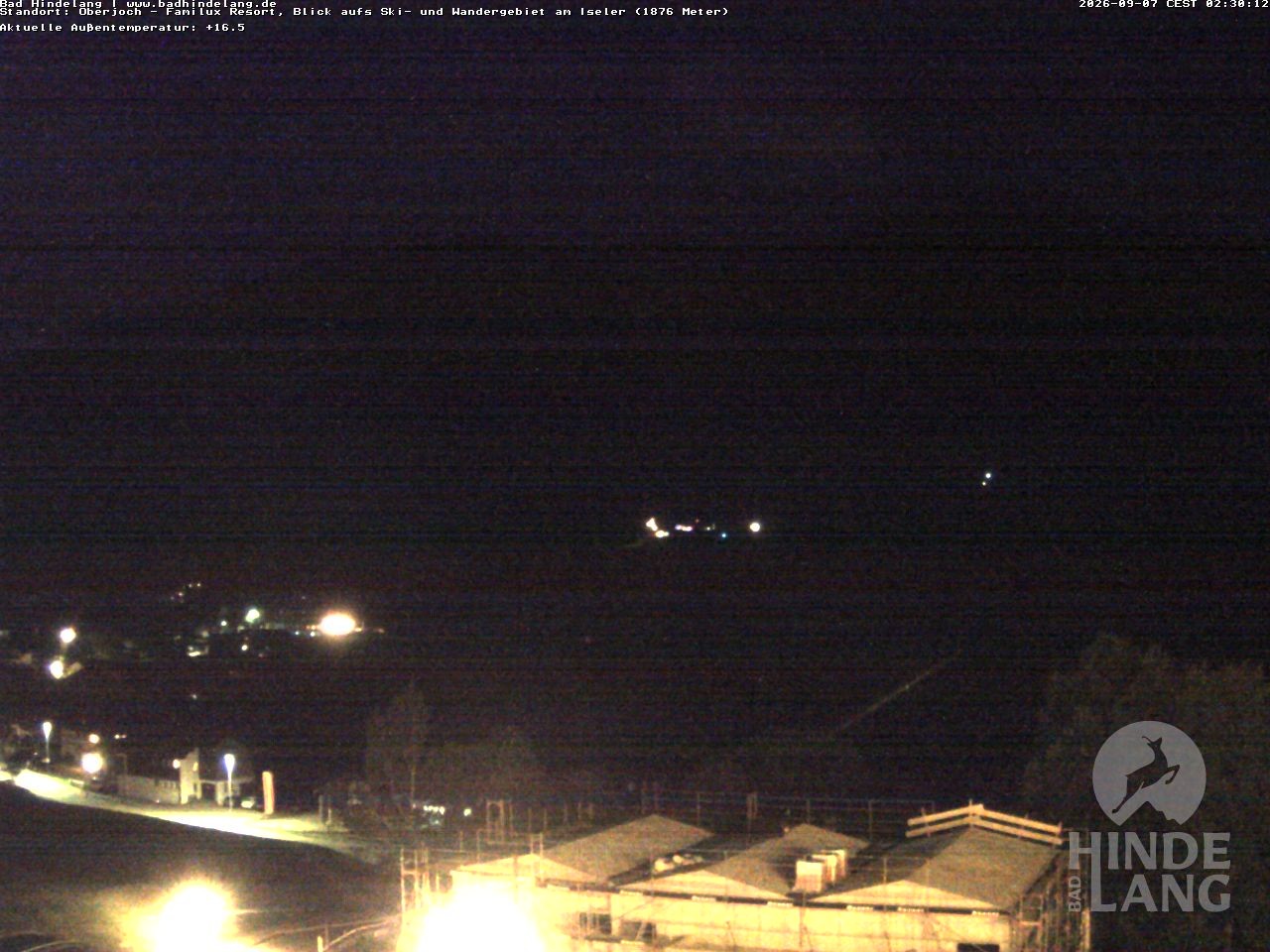Archiv Foto Webcam Sicht vom Kinderhotel Oberjoch aus auf das Skigebiet gegenüber
