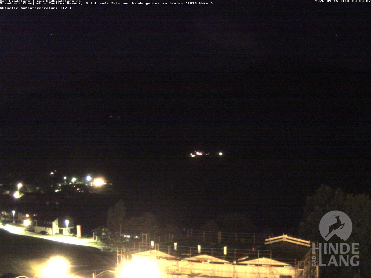 Archiv Foto Webcam Sicht vom Kinderhotel Oberjoch aus auf das Skigebiet gegenüber