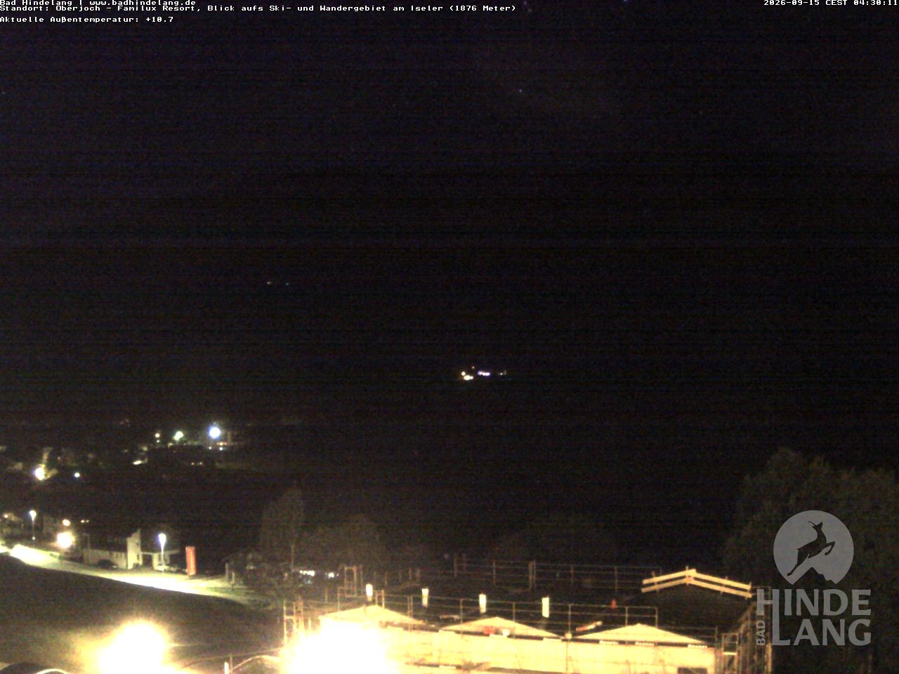 Archiv Foto Webcam Sicht vom Kinderhotel Oberjoch aus auf das Skigebiet gegenüber