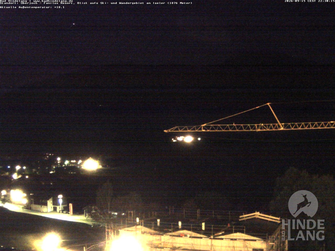 Archiv Foto Webcam Sicht vom Kinderhotel Oberjoch aus auf das Skigebiet gegenüber