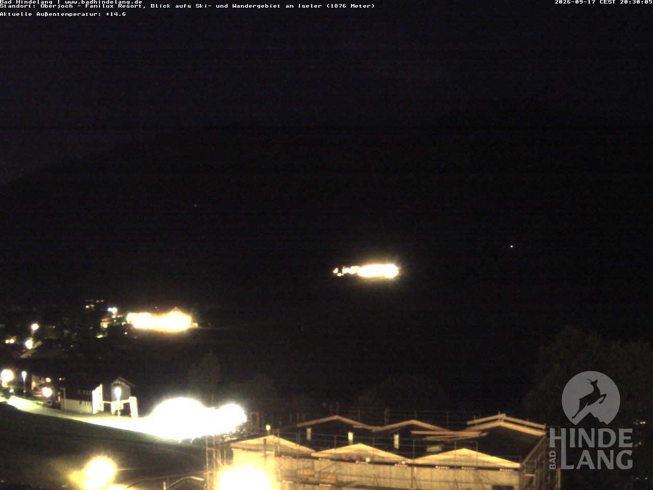 Archiv Foto Webcam Sicht vom Kinderhotel Oberjoch aus auf das Skigebiet gegenüber