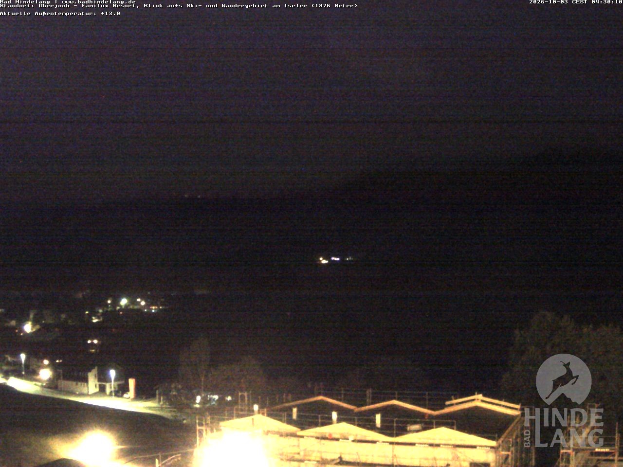 Archiv Foto Webcam Sicht vom Kinderhotel Oberjoch aus auf das Skigebiet gegenüber