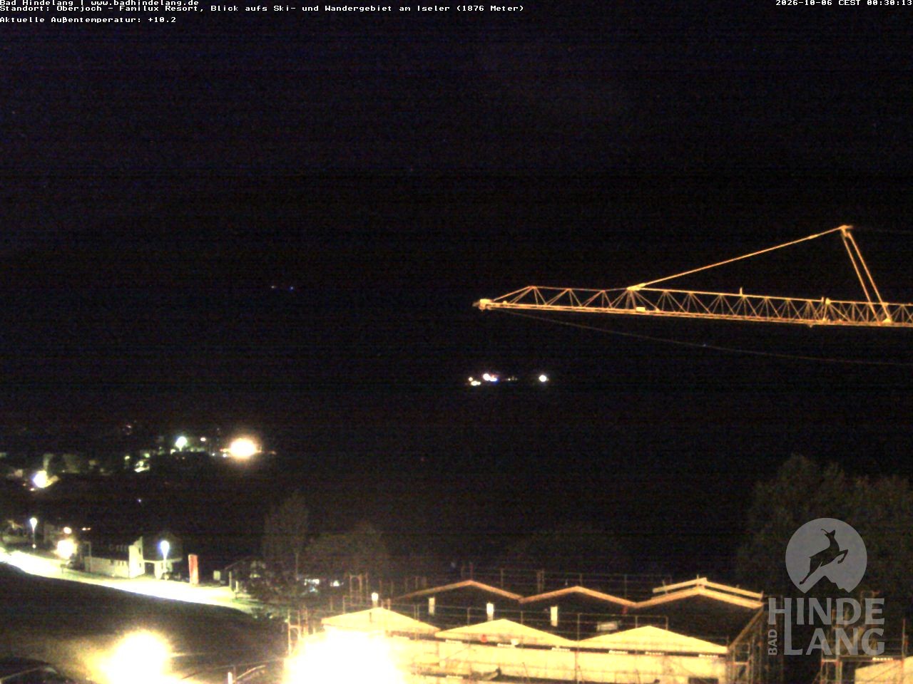 Archiv Foto Webcam Sicht vom Kinderhotel Oberjoch aus auf das Skigebiet gegenüber
