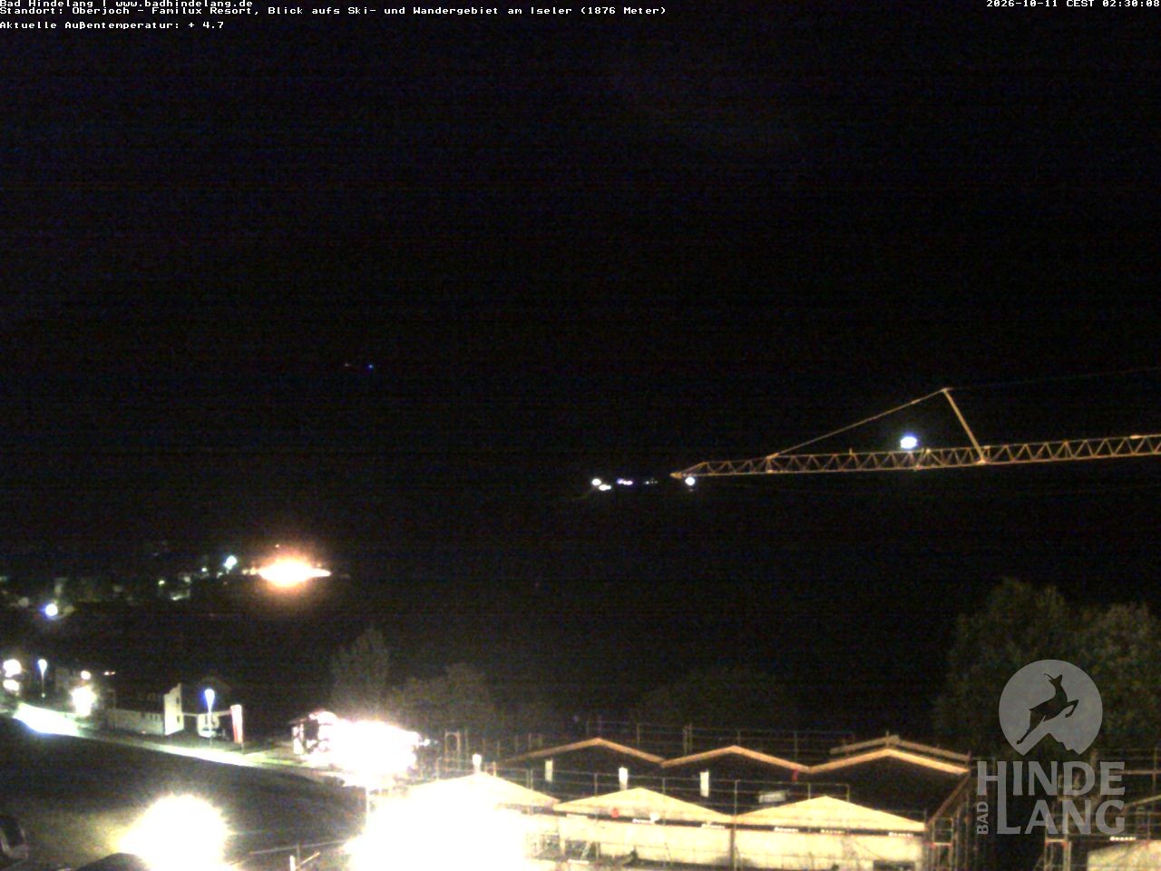 Archiv Foto Webcam Sicht vom Kinderhotel Oberjoch aus auf das Skigebiet gegenüber