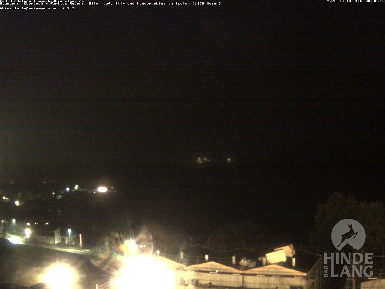 Archiv Foto Webcam Sicht vom Kinderhotel Oberjoch aus auf das Skigebiet gegenüber