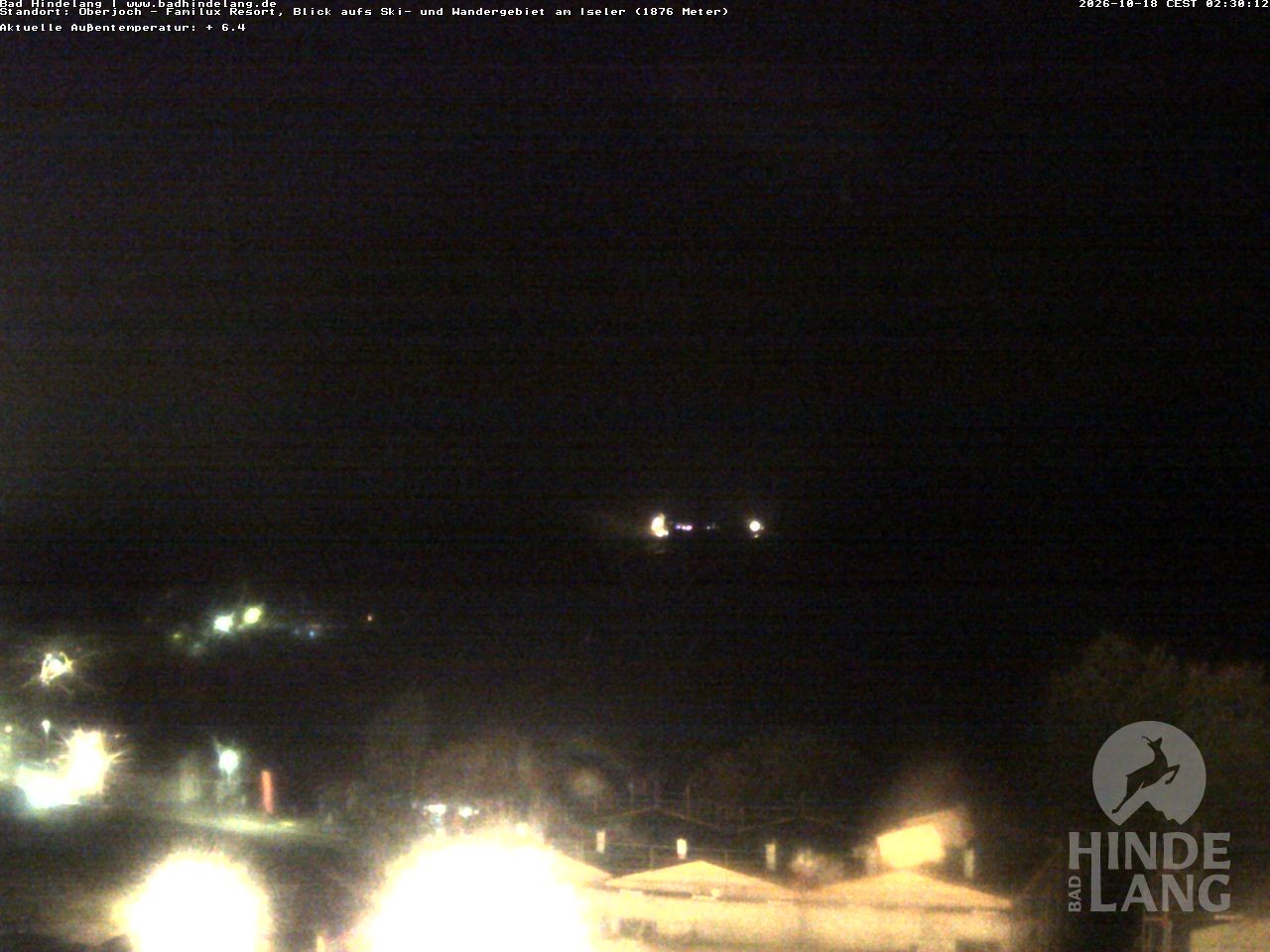 Archiv Foto Webcam Sicht vom Kinderhotel Oberjoch aus auf das Skigebiet gegenüber