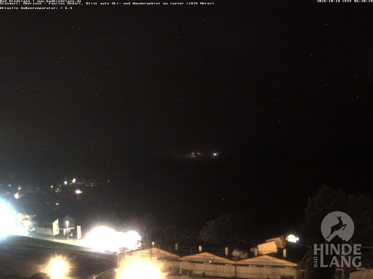 Archiv Foto Webcam Sicht vom Kinderhotel Oberjoch aus auf das Skigebiet gegenüber