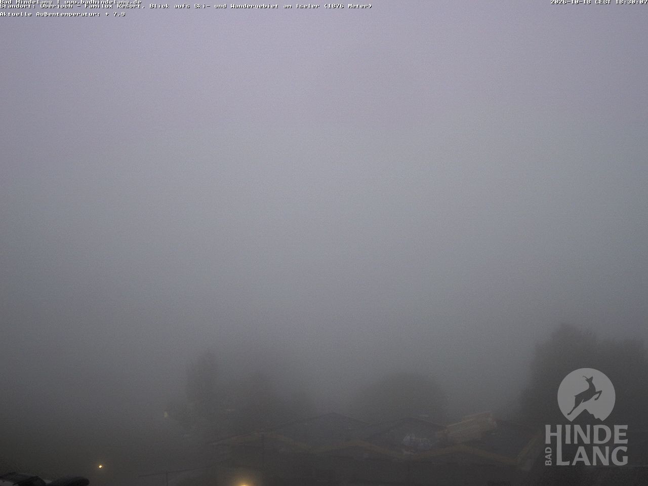 Archiv Foto Webcam Sicht vom Kinderhotel Oberjoch aus auf das Skigebiet gegenüber