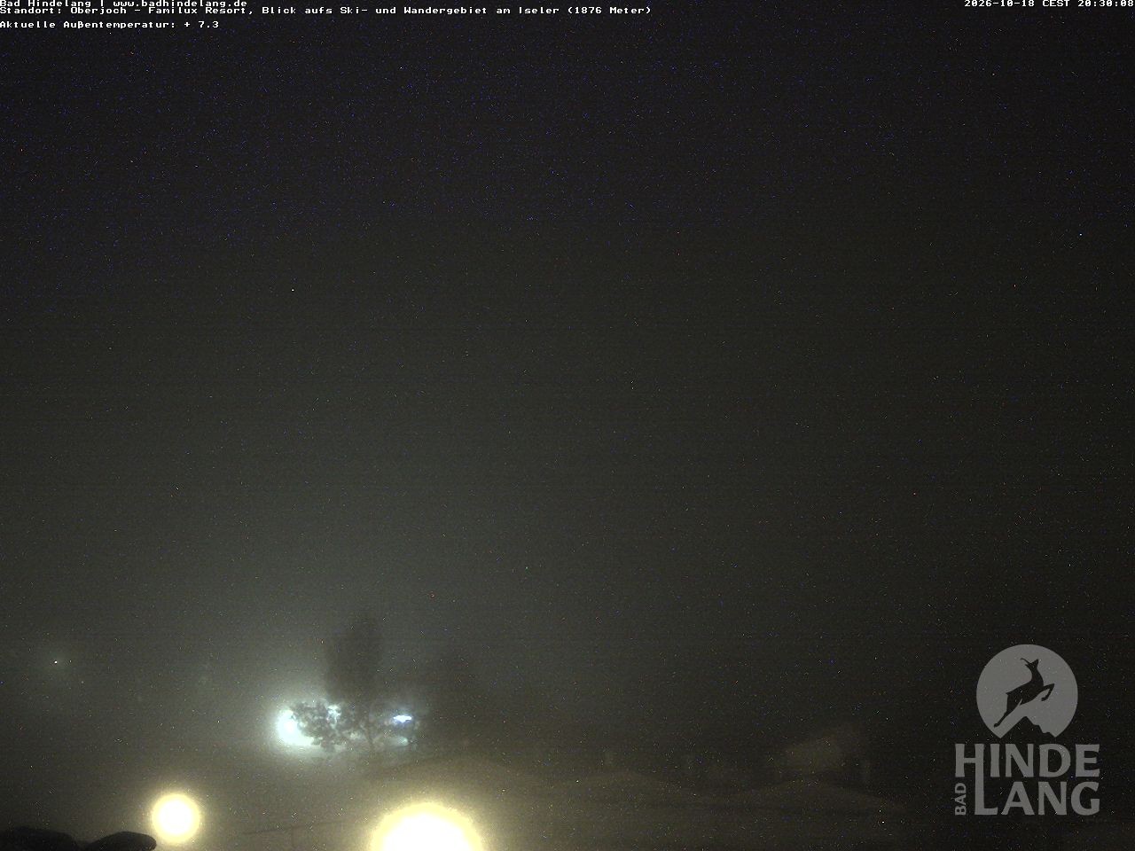 Archiv Foto Webcam Sicht vom Kinderhotel Oberjoch aus auf das Skigebiet gegenüber
