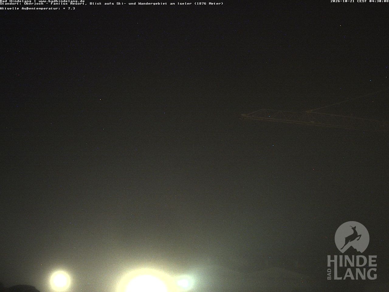 Archived image Webcam View of the kids hotel Oberjoch at the slopes in front