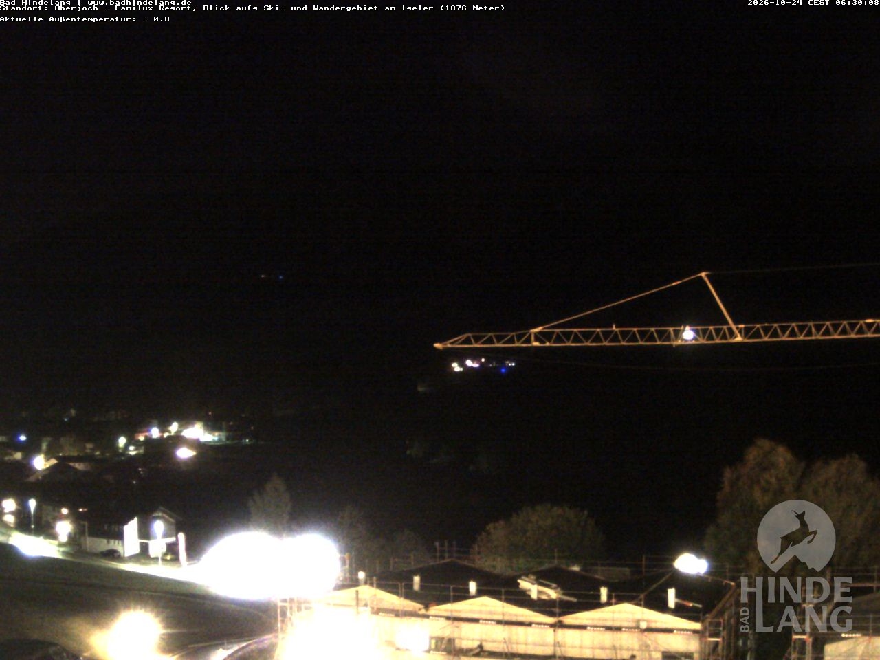 Archiv Foto Webcam Sicht vom Kinderhotel Oberjoch aus auf das Skigebiet gegenüber