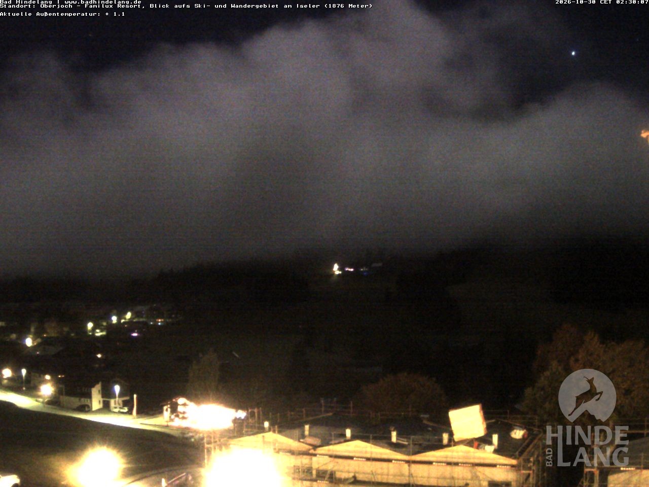 Archiv Foto Webcam Sicht vom Kinderhotel Oberjoch aus auf das Skigebiet gegenüber