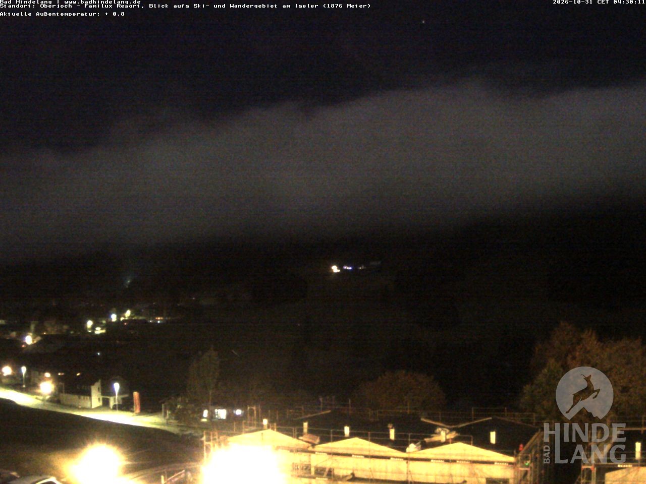 Archived image Webcam View of the kids hotel Oberjoch at the slopes in front