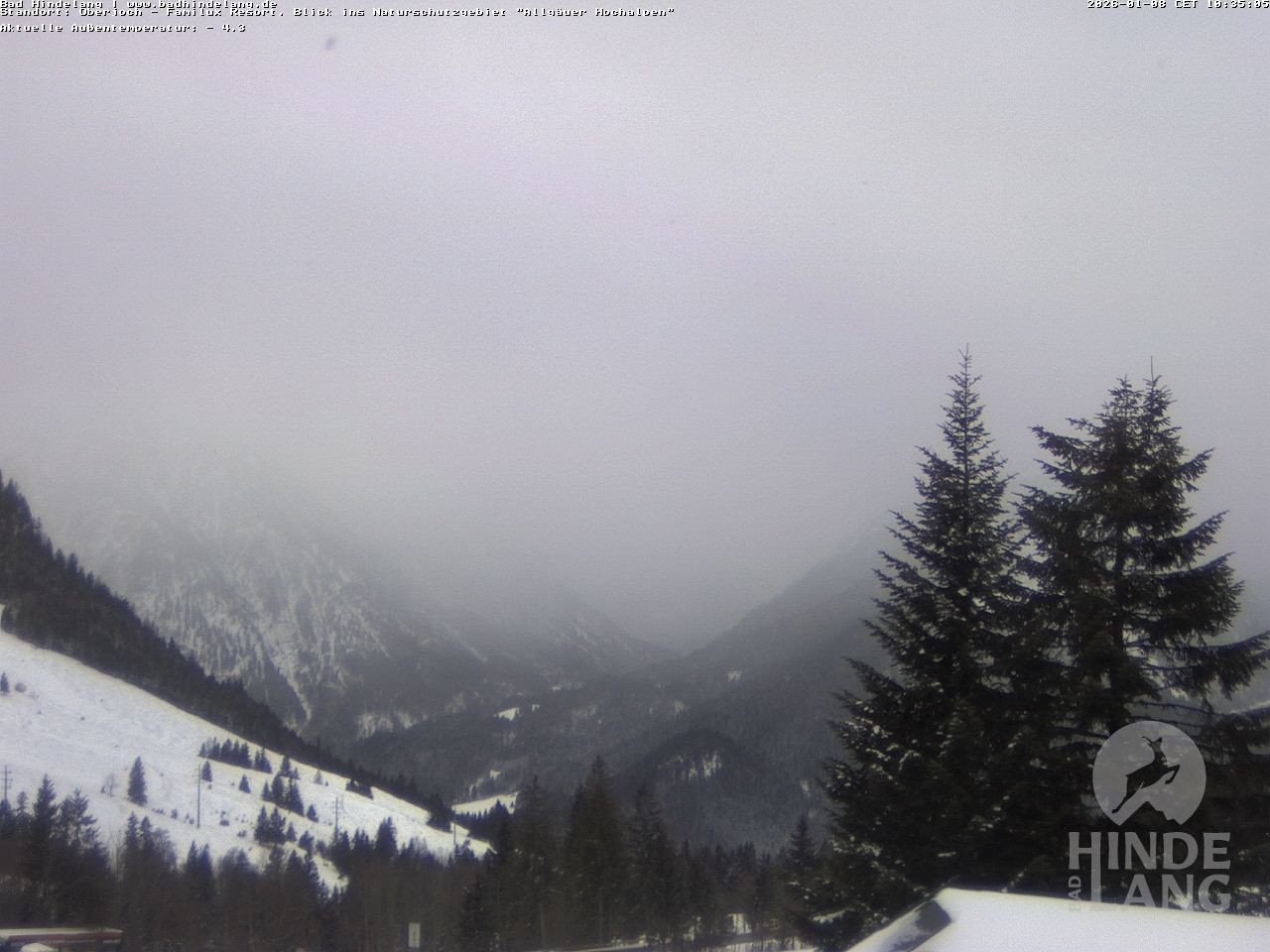 Archiv Foto Webcam Naturschutzgebiet "Allgäuer Hochalpen" vom Kinderhotel Oberjoch aus gesehen