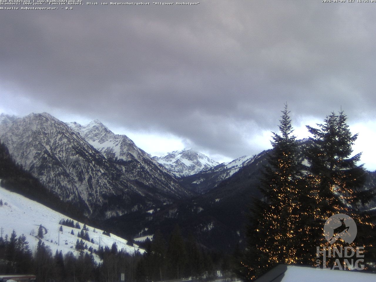 Archiv Foto Webcam Naturschutzgebiet "Allgäuer Hochalpen" vom Kinderhotel Oberjoch aus gesehen