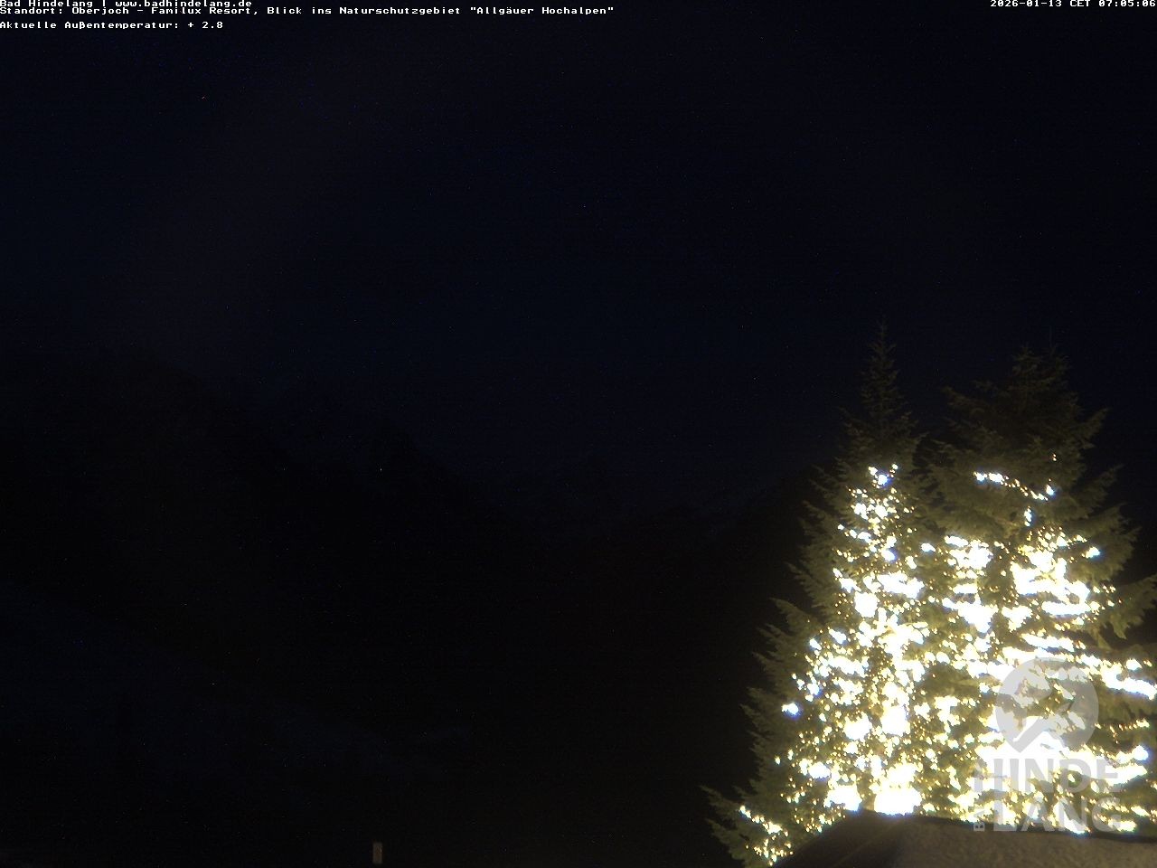 Archiv Foto Webcam Naturschutzgebiet "Allgäuer Hochalpen" vom Kinderhotel Oberjoch aus gesehen