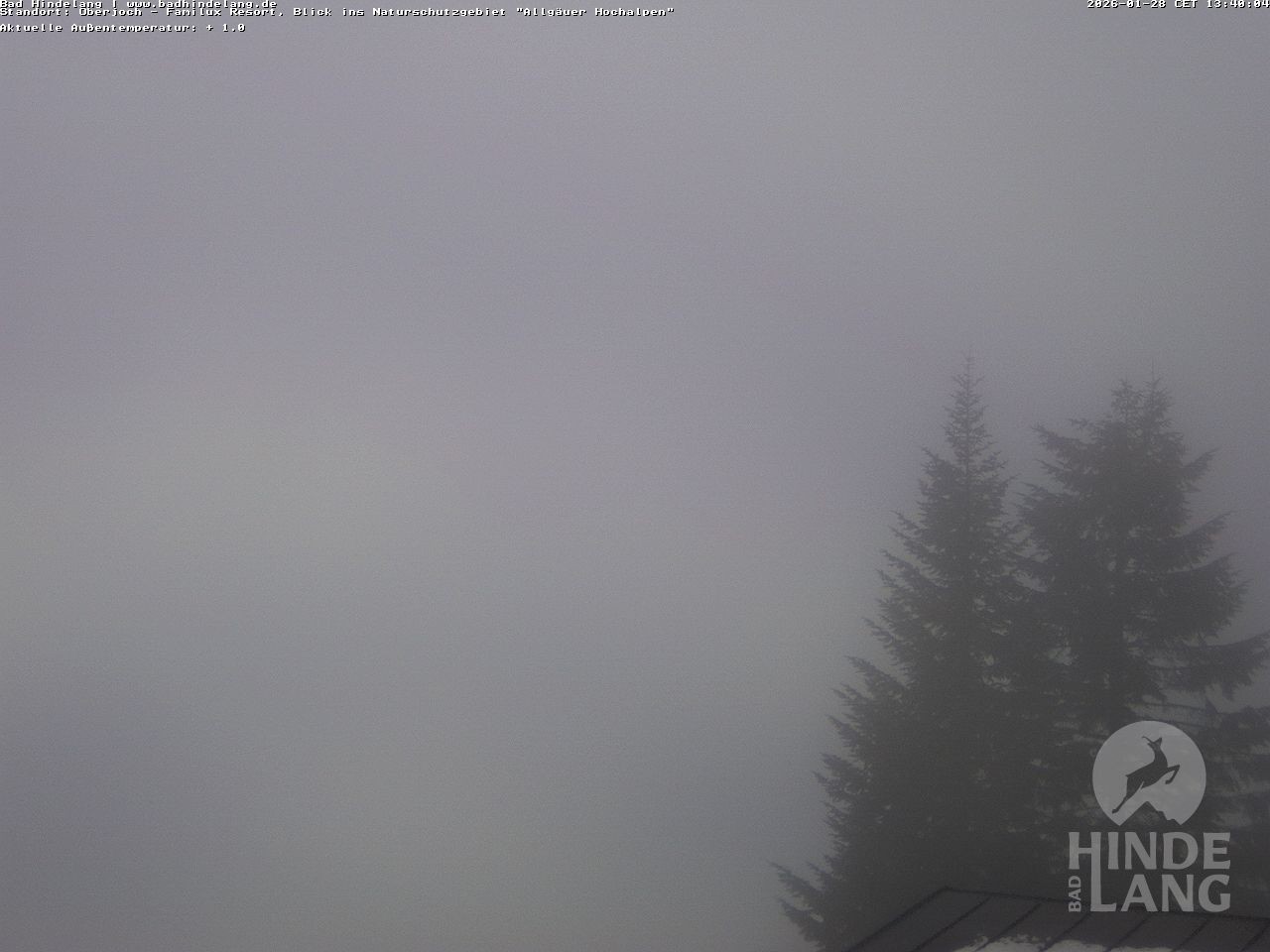 Archiv Foto Webcam Naturschutzgebiet "Allgäuer Hochalpen" vom Kinderhotel Oberjoch aus gesehen