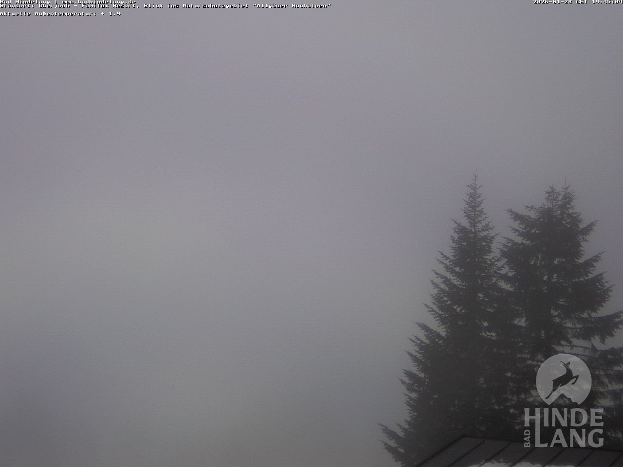 Archiv Foto Webcam Naturschutzgebiet "Allgäuer Hochalpen" vom Kinderhotel Oberjoch aus gesehen