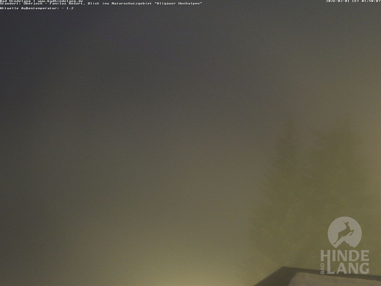 Archiv Foto Webcam Naturschutzgebiet "Allgäuer Hochalpen" vom Kinderhotel Oberjoch aus gesehen